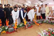 माता रमाबाई आंबेडकर नगरचे भूमिपूजन