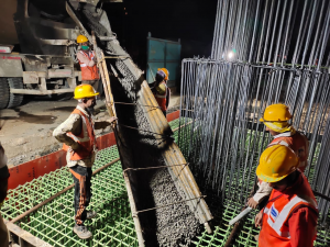 SP 3-4/Grid C Pile cap Concrete pouring