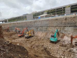 HPL22 to HPL40 capping beam casting in progress