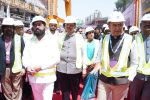Inauguration of the Thane - Borivali twin tunnel project work by TBM