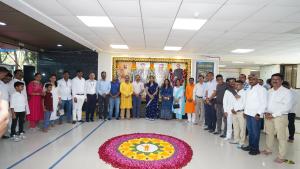 14 April 2026: The combined birth anniversaries of Bharat Ratna Dr. Babasaheb Ambedkar, Chhatrapati Shivaji Maharaj, Mahatma Jyotiba Phule, and Rajarshi Shahu Maharaj were celebrated at the MMRDA.