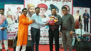 14 April 2026: The combined birth anniversaries of Bharat Ratna Dr. Babasaheb Ambedkar, Chhatrapati Shivaji Maharaj, Mahatma Jyotiba Phule, and Rajarshi Shahu Maharaj were celebrated at the MMRDA.  