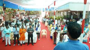14 April 2026: The combined birth anniversaries of Bharat Ratna Dr. Babasaheb Ambedkar, Chhatrapati Shivaji Maharaj, Mahatma Jyotiba Phule, and Rajarshi Shahu Maharaj were celebrated at the MMRDA.  