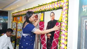 14 April 2026: The combined birth anniversaries of Bharat Ratna Dr. Babasaheb Ambedkar, Chhatrapati Shivaji Maharaj, Mahatma Jyotiba Phule, and Rajarshi Shahu Maharaj were celebrated at the MMRDA.  