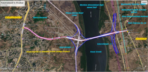 Design & Construction of Creek Bridge from Kasarvadavali to Kharbav