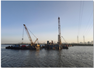 Design & Construction of Creek Bridge from Kasarvadavali to Kharbav