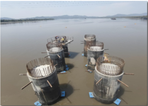 Design & Construction of Creek Bridge from Kasarvadavali to Kharbav