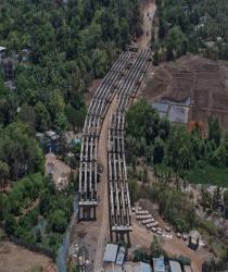Aerial View of  creek between STP & Waghbil