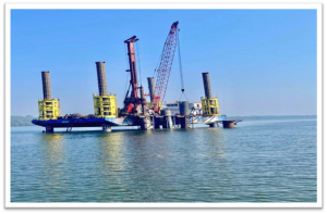 Design & Construction of Creek Bridge from Gaimukh to Payegaon.